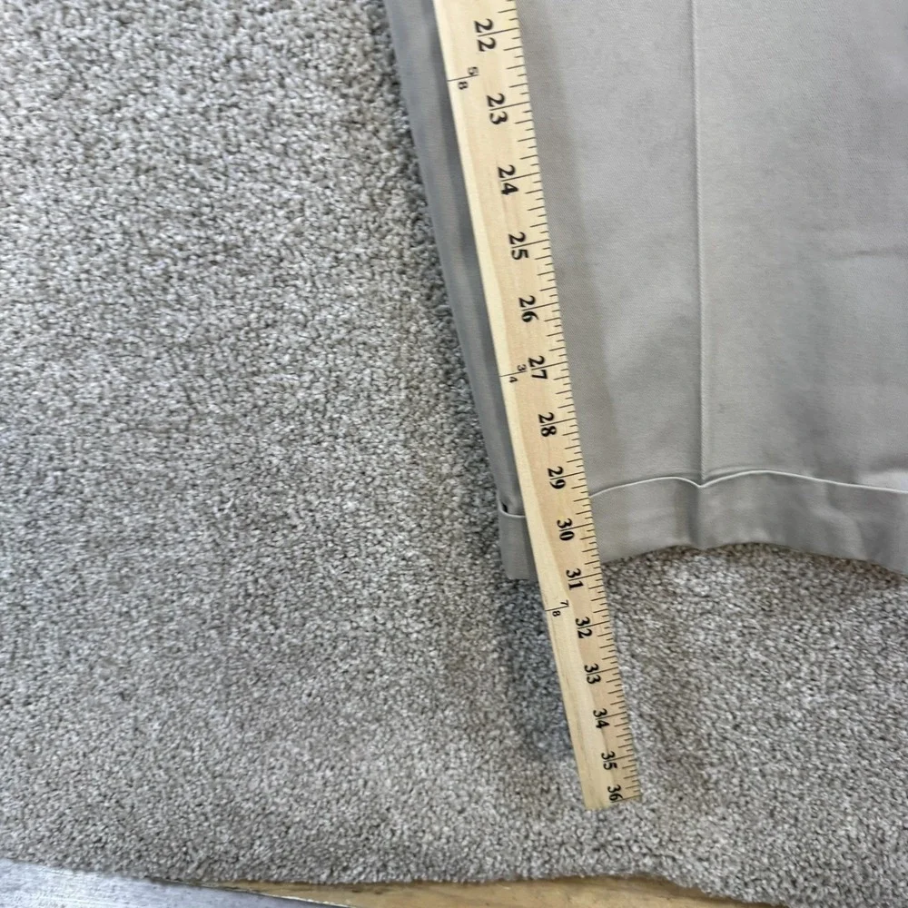 Brooks Brothers Elliot Advantage Chino Men 40x32 Khaki Beige Pleated Cuffed Pant